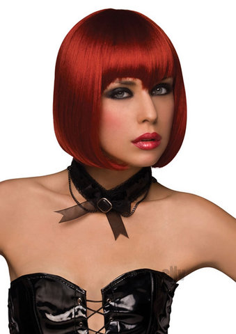 Vamp Wig Burnt Red