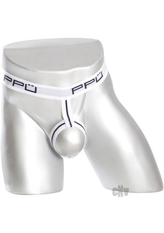 C Ring Jock White Lg