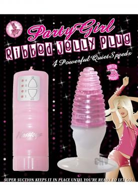 Party Girl Ribbed Plug – Pink