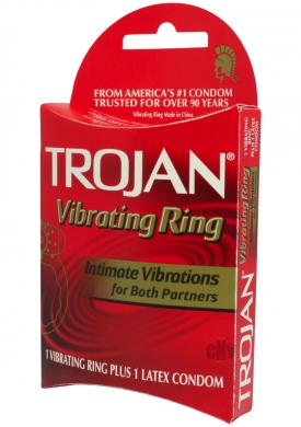Trojan Vibrating Ring W/condom