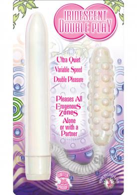 Iridescent Double Play – White