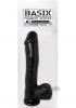 Basix 10" Dong W/suction Cup - Black