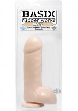 Basix Big 7 W/suction Cup – Flesh