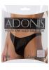 Adonis Thong Black One Size Fits Most