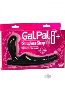 Gal Pal 6 Strapless Strap On Black