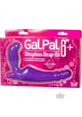 Gal Pal 6 Strapless Strap On Purple