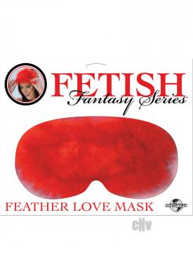 Ff Feather Love Mask – Red