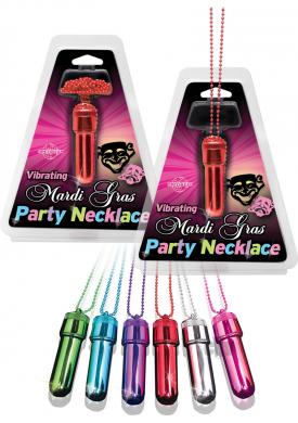 Mardi Gras Party Necklace Red
