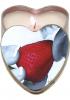 Edible Heart Candle - Strawberry