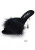 Caress 4" Black Clear Heel Size 6