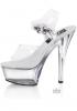 Kiss 6 Clear Spike Heel Sandal 7