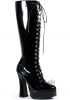 Electra 5 Blk Knee Hi Boot W/ Zipper 8