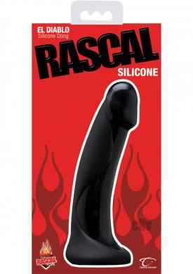 Silicone El Diablo Dong Black