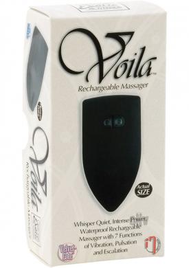 Voila Recharge Massager Black