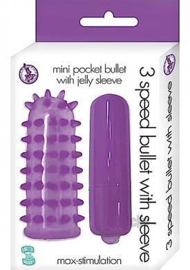 Mini Pocket Bullet W/ Sleeve Purple