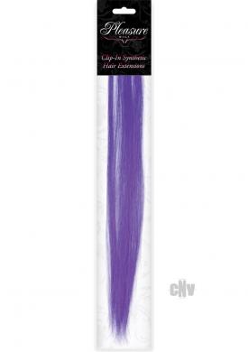 Purple Clip ins