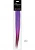 Purple Wblack Tail Clip ins