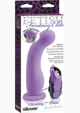 Ff Elite Vib Dildo 7 Purple