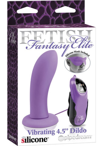 Ff Elite Vib Dildo 4.5 Purple
