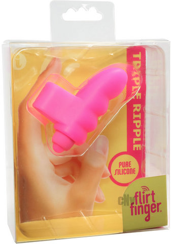Flirt Finger Triple Ripple Pink