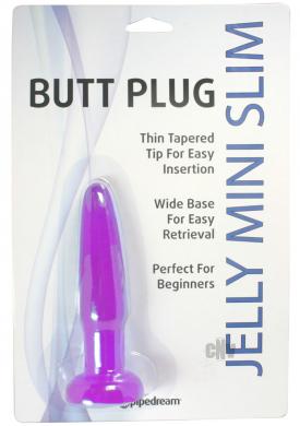 Lavender Jelly Mini Butt Plug