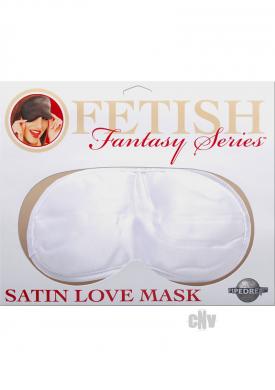 Fetish Fantasy Satin Love Mask – White