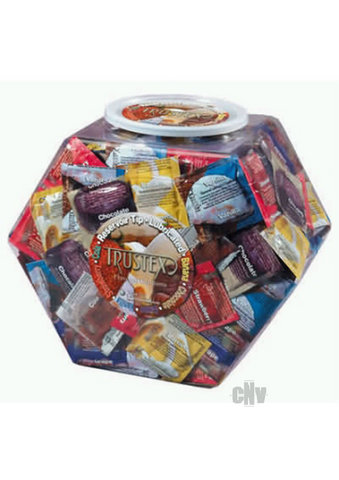 Trustex Asst Flavor Condoms 288/bowl