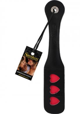 12 Leather Heart Impression Paddle