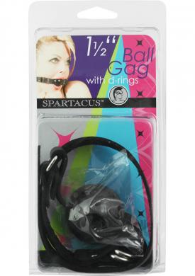 Small Black Ball Gag – D Ring