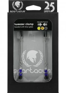 Blue Beaded Clamps – Tweezer