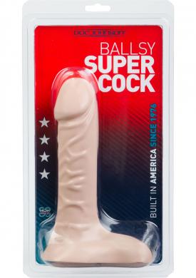 Ballsy Super Cock 9 White
