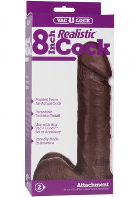 8 Realistic Cock Black