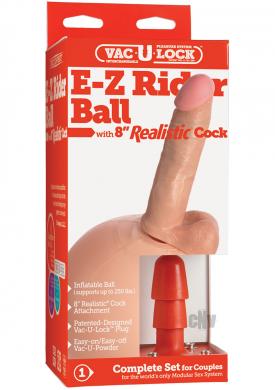 8 Realistic Cock With E-z Ball