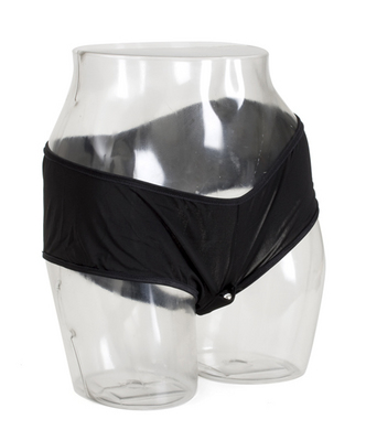 Boy Shorts Vibr Panty – Blk Lg/xlg