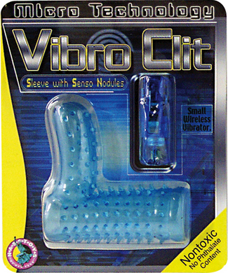 Vibro Clit Blue W/passion Caps