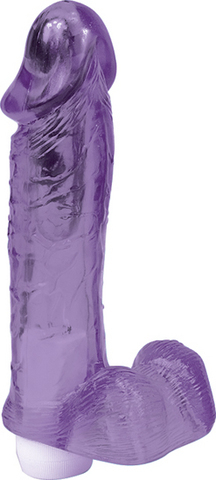 Crystal Cock Vibballs Purple