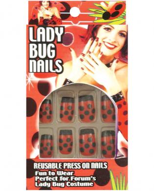 Lady bug nails