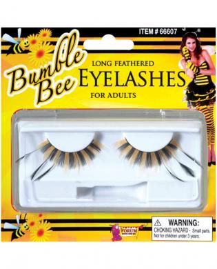 Bumble bee eyelashes