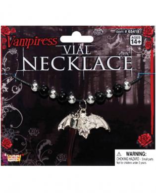 Vampiress vial necklace
