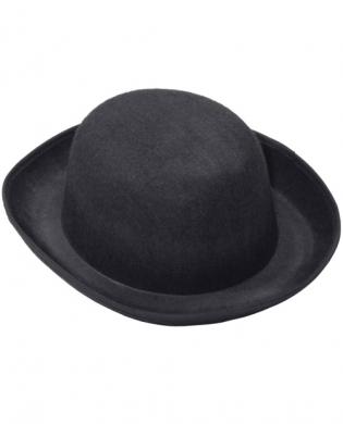 Steampunk black derby hat