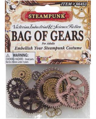 Steampunk bag of gears – embellish your steampunk costume
