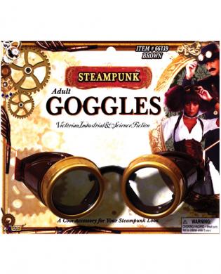 Steampunk brown goggles