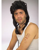 Mullet Wig Black
