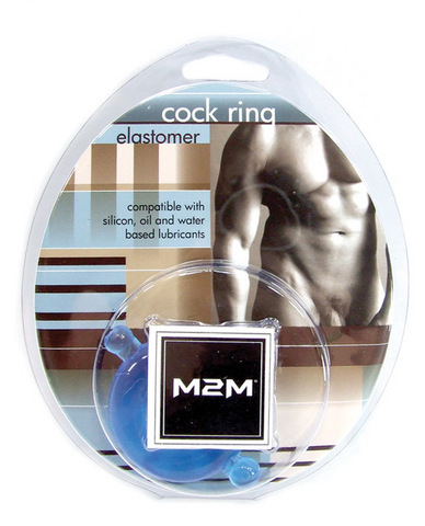 M2m elastomer cockring - medium blue