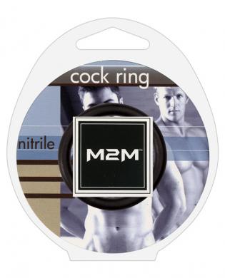 2m nitrile cock ring – 1.50in black
