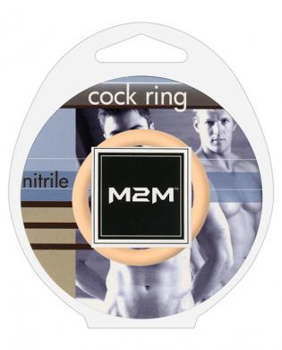 2m nitrile cock ring – 1.50in nude