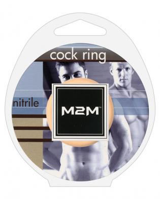 2m nitrile cock ring – 1.25in nude