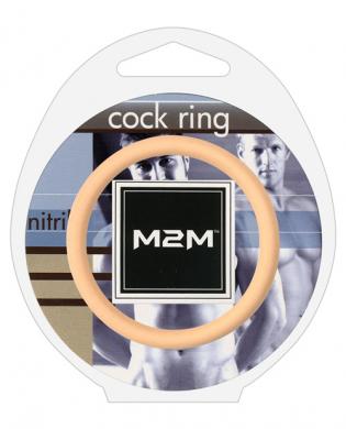 2m nitrile cock ring – 2.00in nude
