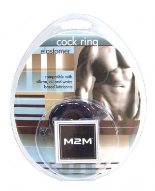 M2m elastomer cockring large - black