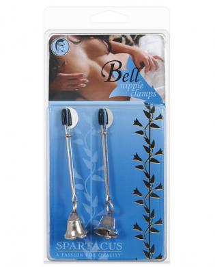 Adjustable tweezer nipple clamps w/bells
